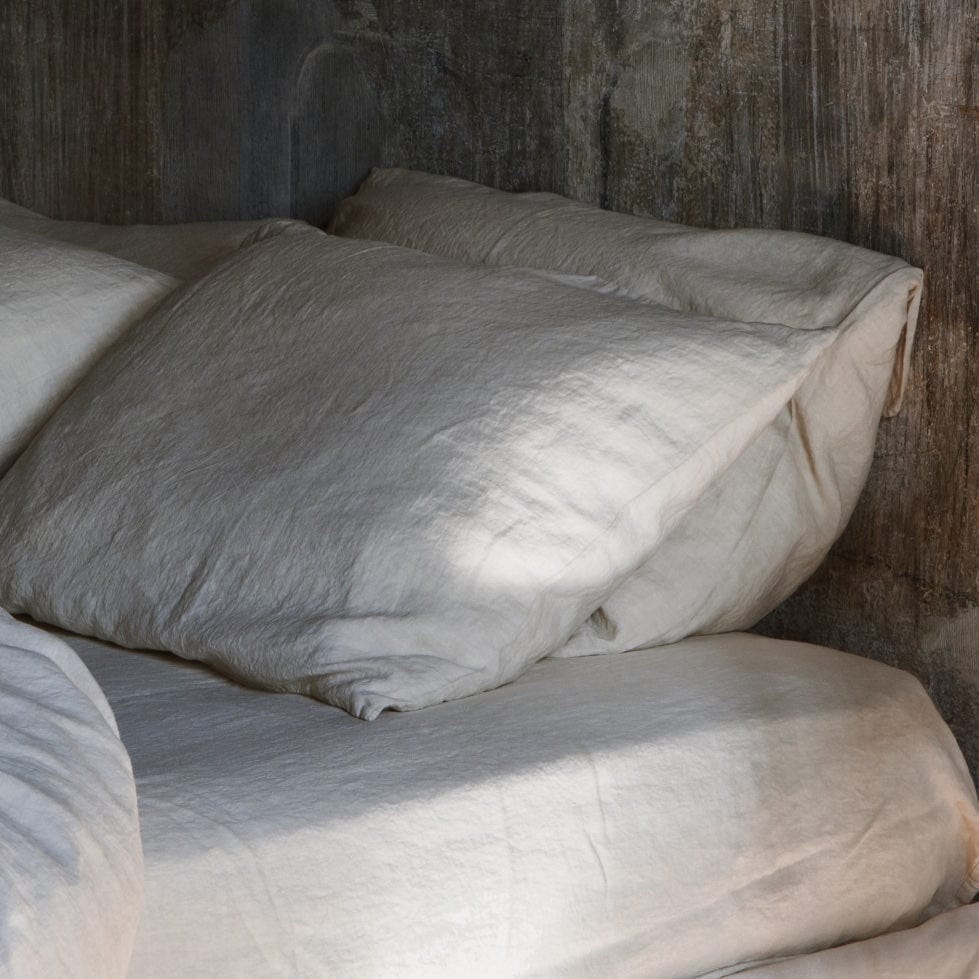 Italian-crafted Linen - Pillowcase Decor Natural