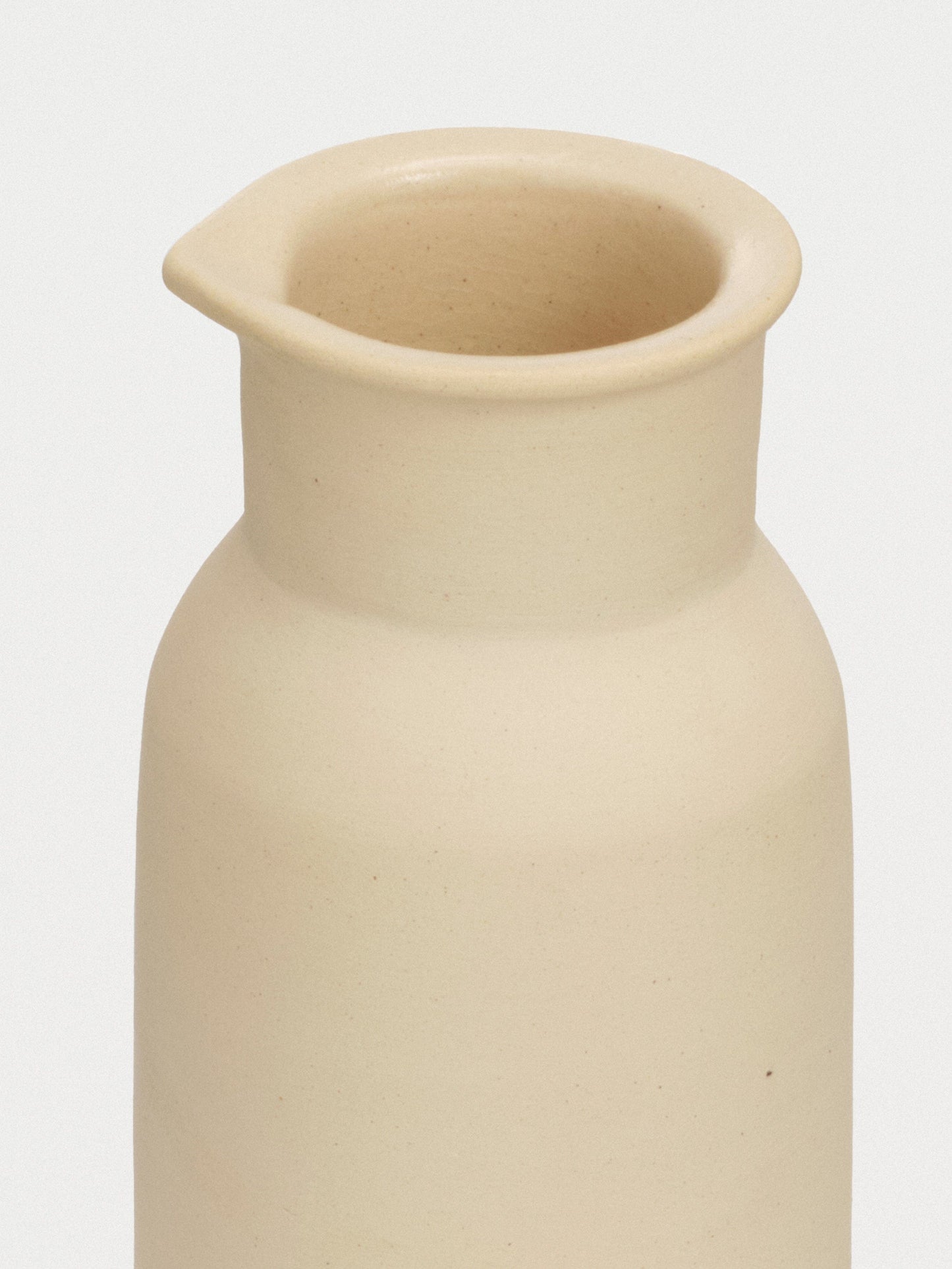 Ivory Ceramic Pitcher