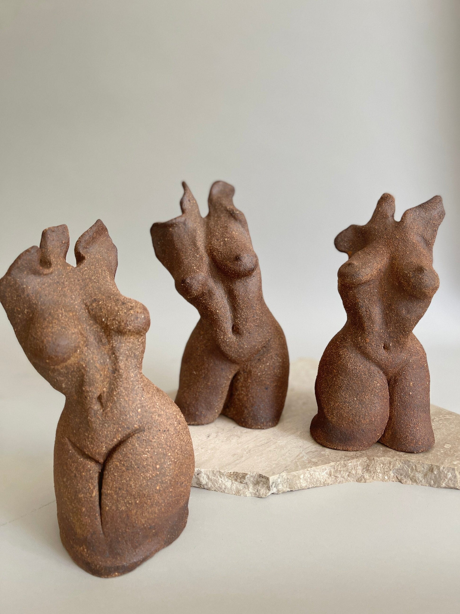 Jude II Mixed Clay Sculpture by Le Minou Studio sculptures