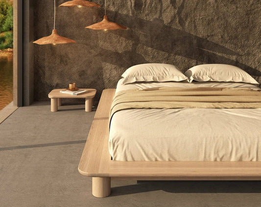 Kiral Platform Bed - Nude Beds