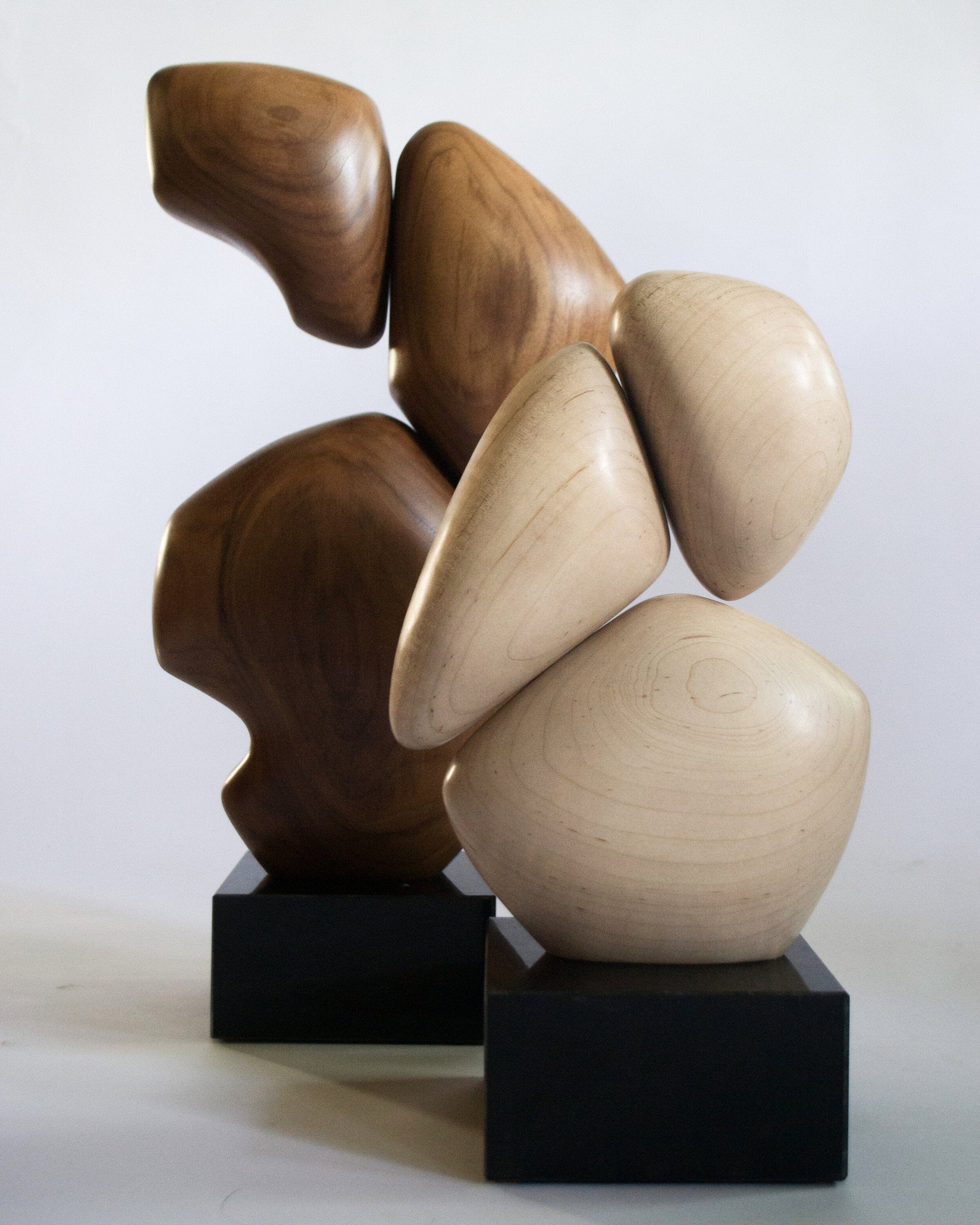 Limbo Wooden Sculpture by Chandler McLellan Sculptures & Statues