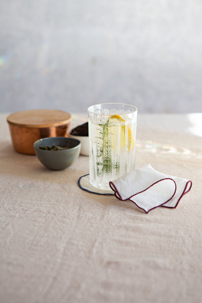 Linen Cocktail Napkins (Set of 5) Decor