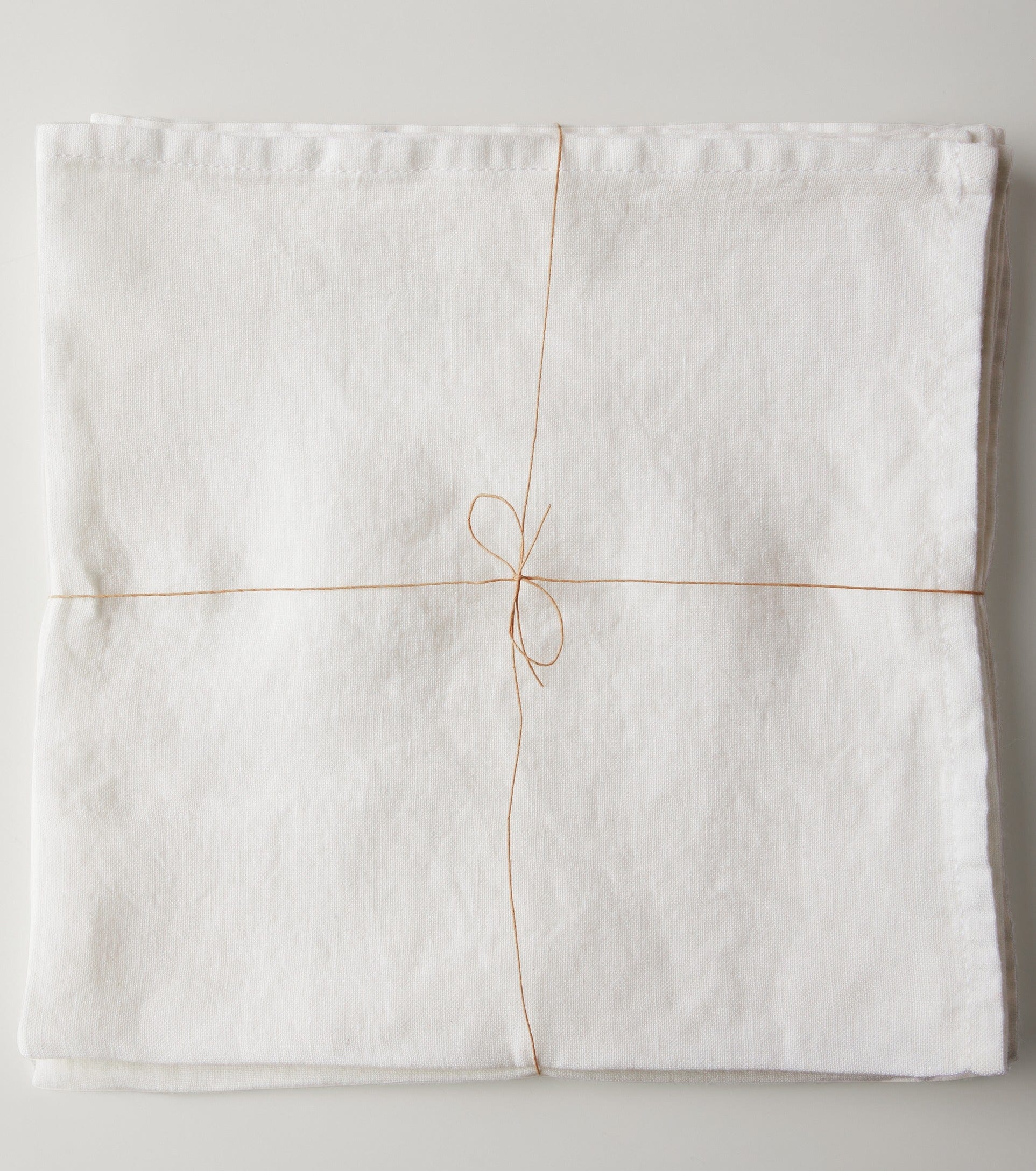 Linen Napkins (Set of Two) Decor White