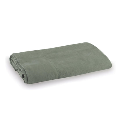 Linen Tablecloth w/ Large Border Decor