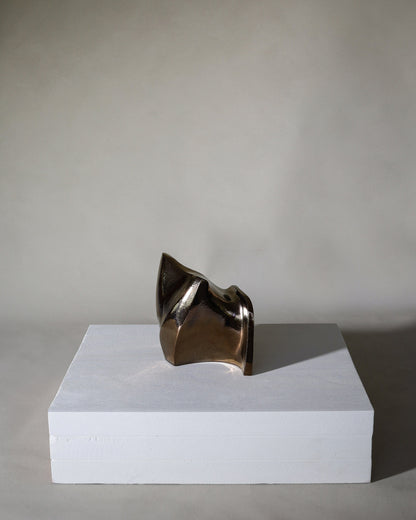 Lumina Terracotta Raku Sculpture by Ignem Terrae