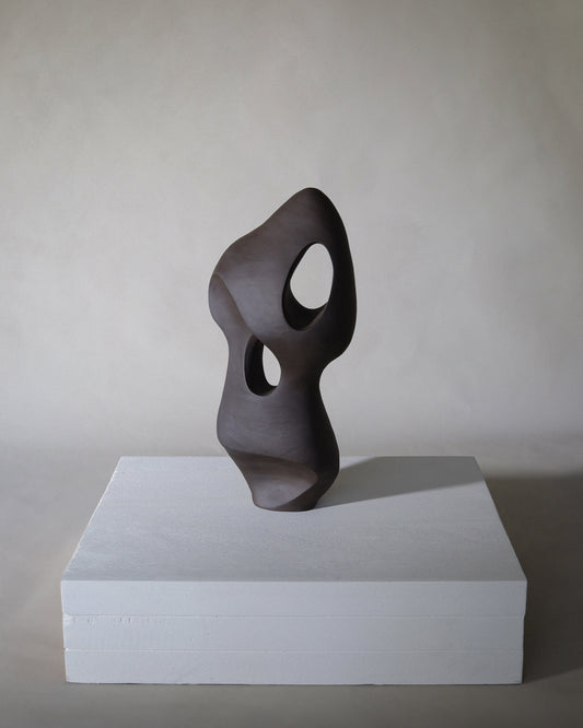Luno Stoneware Sculpture by Ignem Terrae