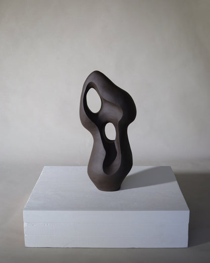 Luno Stoneware Sculpture by Ignem Terrae