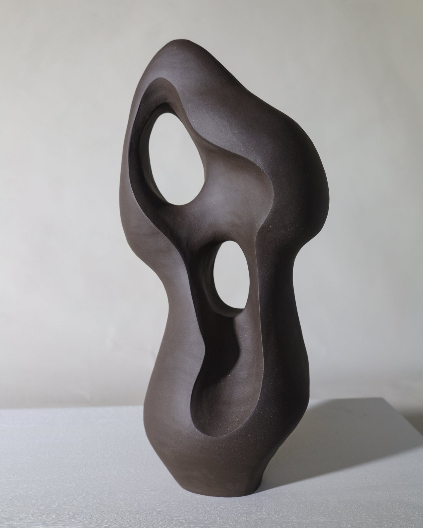 Luno Stoneware Sculpture by Ignem Terrae