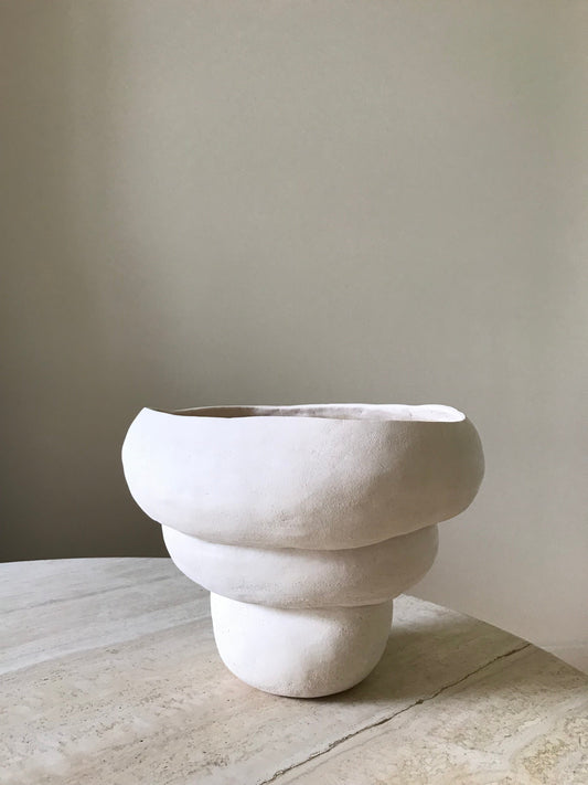 Modder Serendipity Off White by Francoise Jeffrey Vases