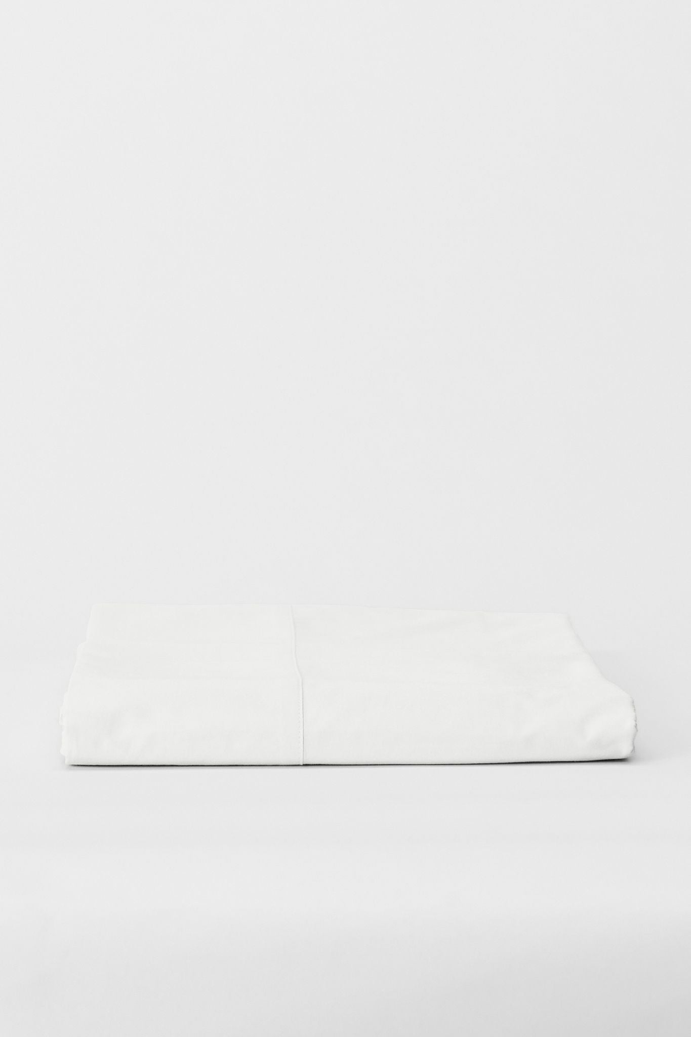 Mono Organic Cotton Percale Flat Sheet Bed Sheets