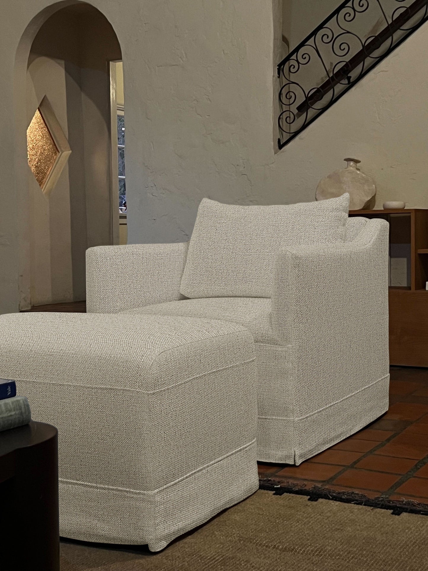 Noelle Linen Armchair