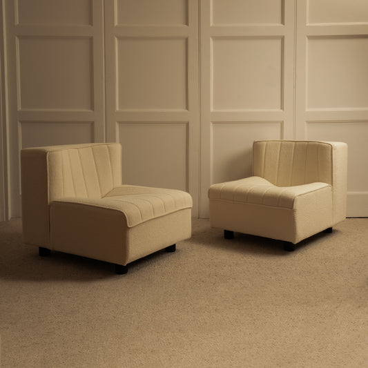 pair of Tito Agnoli lounge chairs- 70s