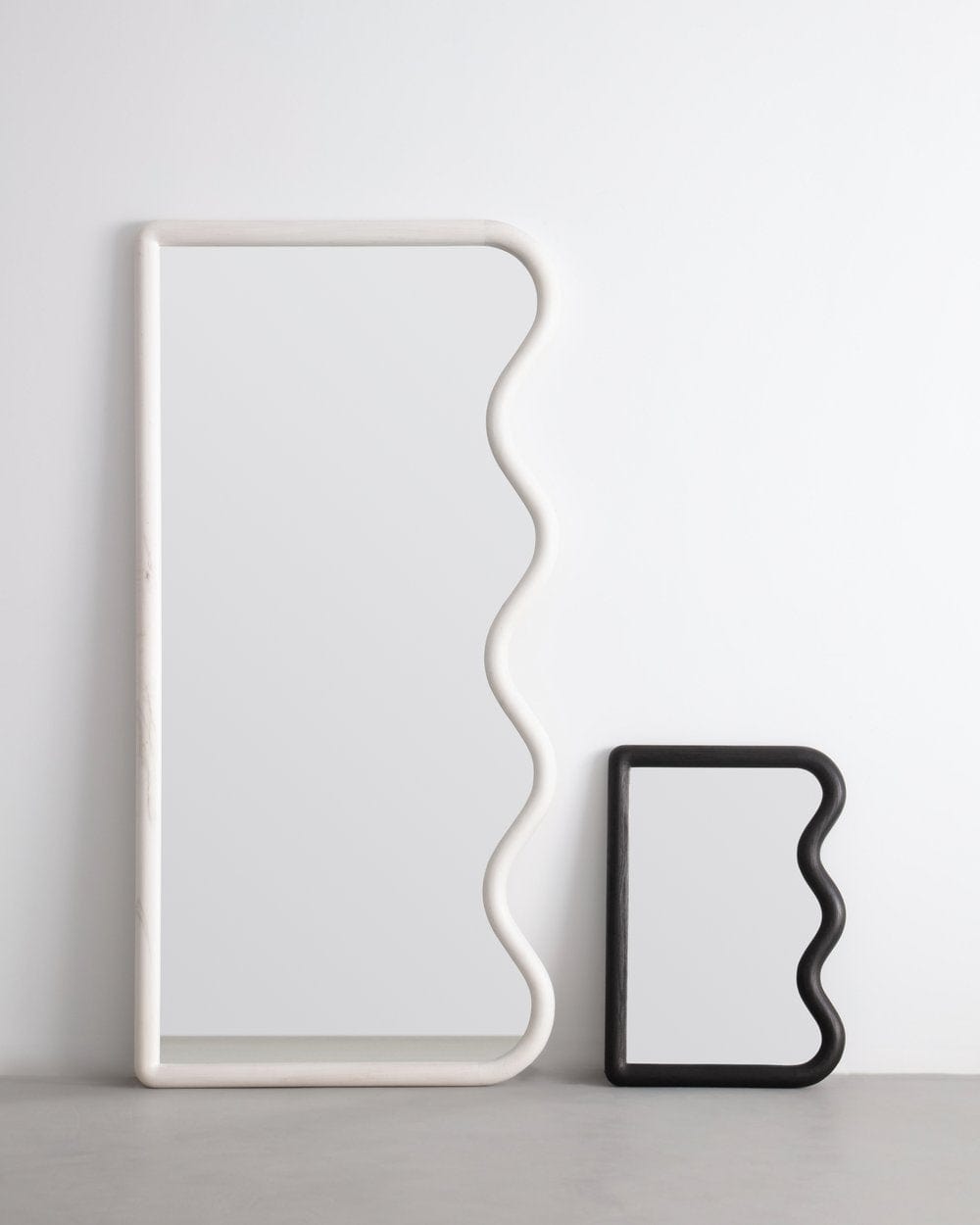 SQUIGGLE MIRROR BLEACHED MAPLE BY CHRISTOPHER MIANO