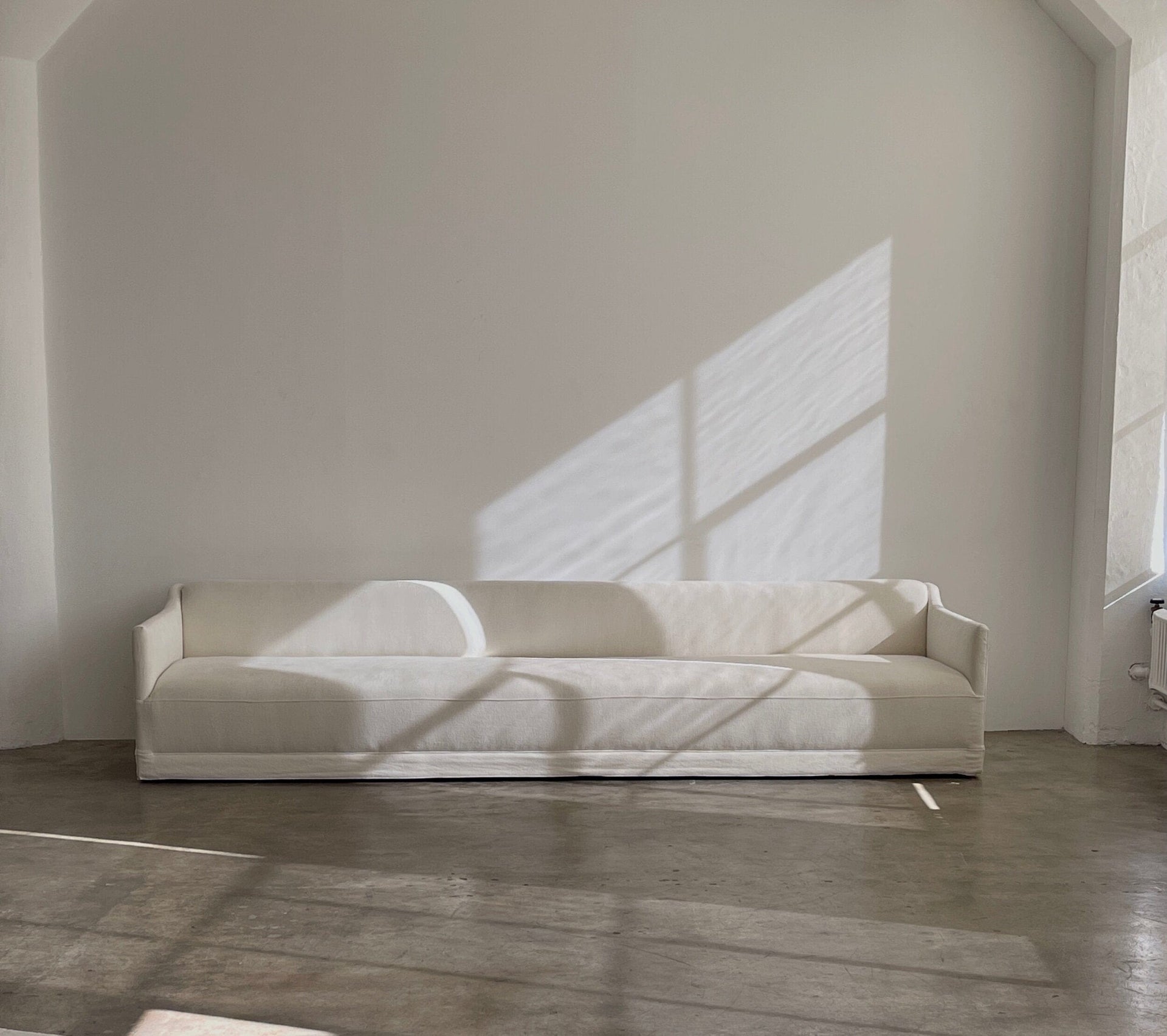 The Noelle Linen Sofa, Home Claude Sofas –