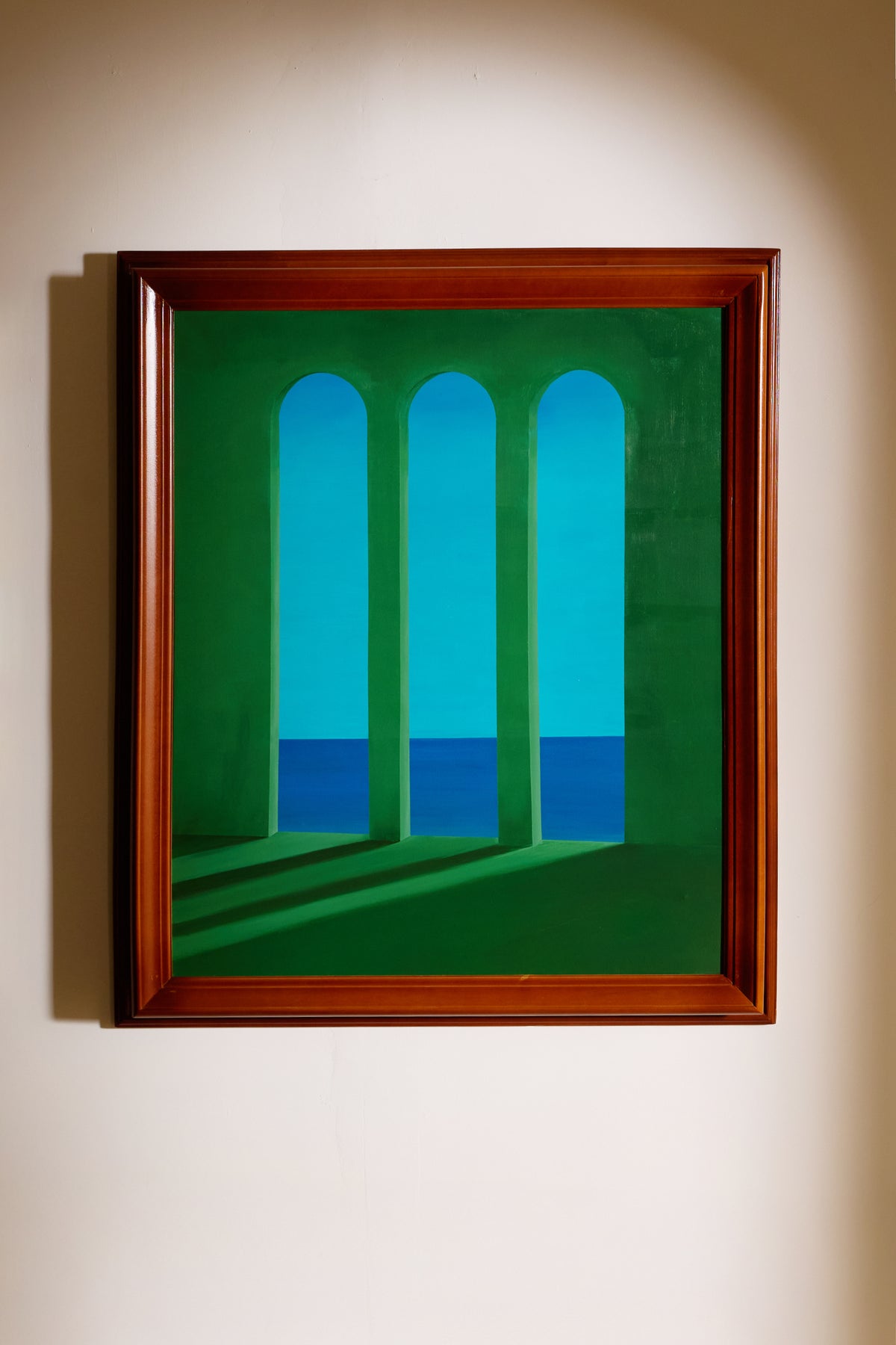 To Infinity and Beyond acrylic painting, framed painting on the wall