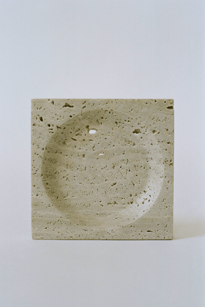 Travertine Catch-All Decorative Objects