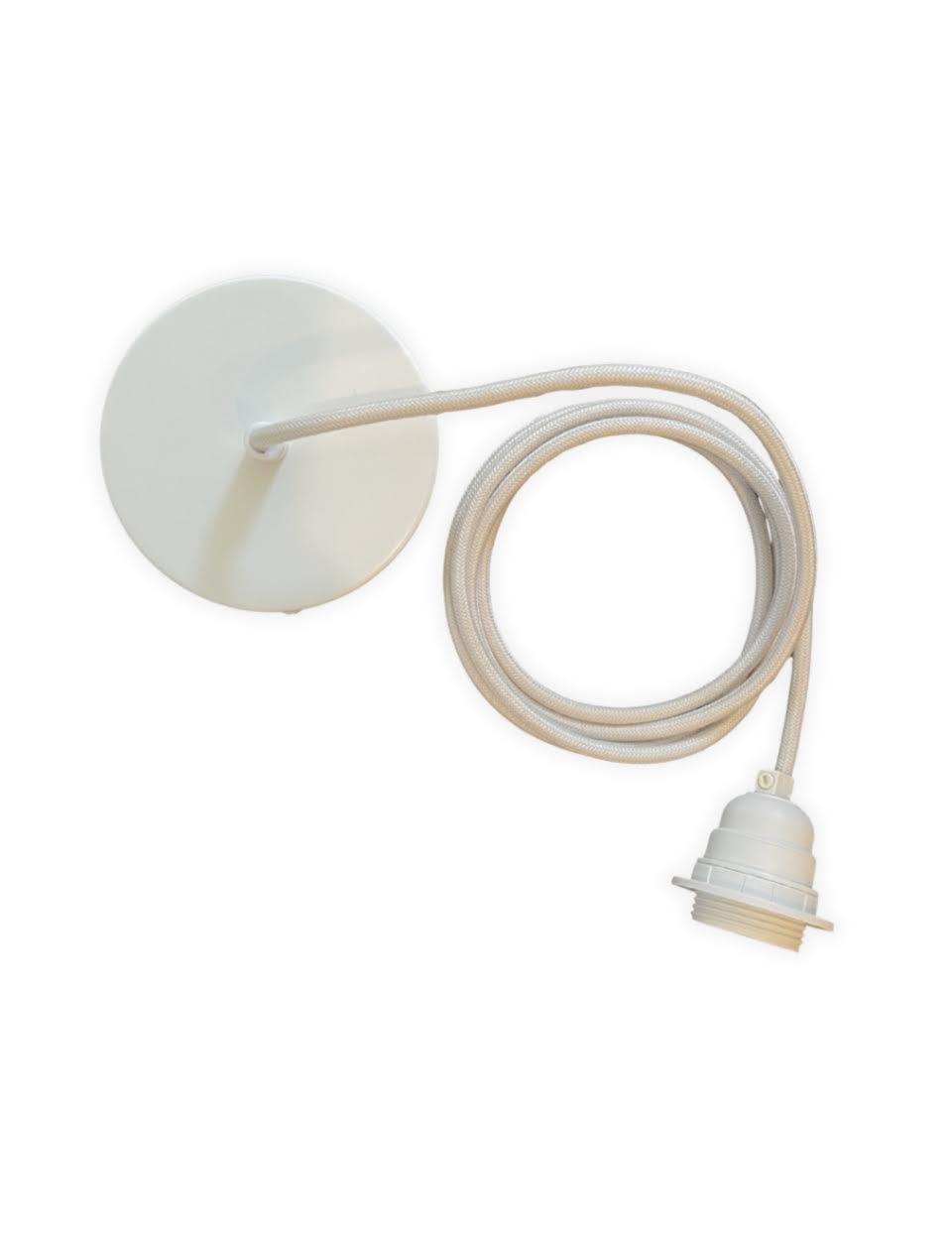 UFO Silk Pendant in Off White/Amber by Oi Soi Oi