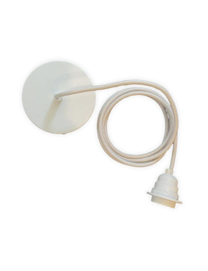 UFO Silk Pendant in Off White/Amber by Oi Soi Oi