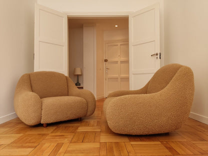 Vintage Italian Armchairs (Set of Two) Chairs