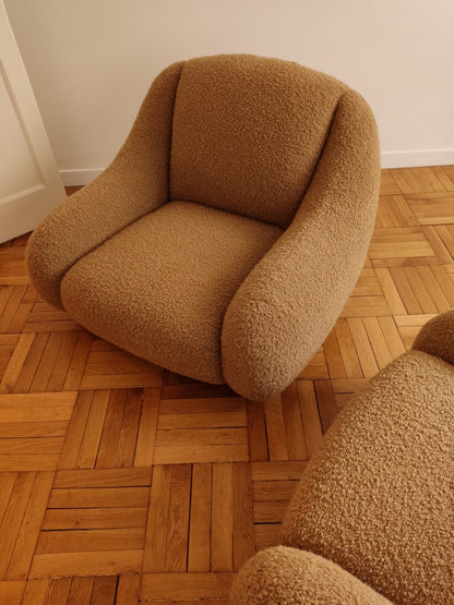 Vintage Italian Armchairs (Set of Two) Chairs