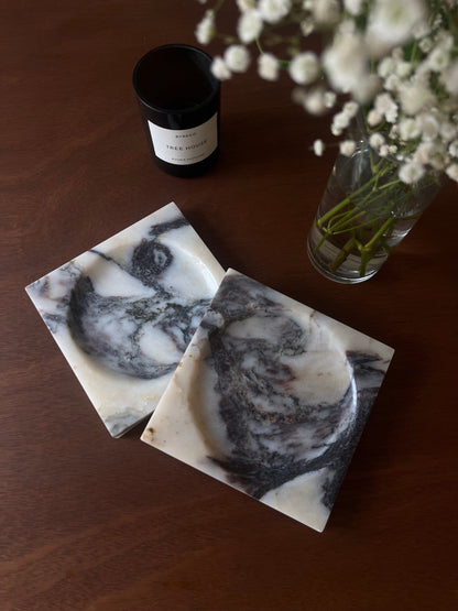 Viola Marble Catch-All Decorative Objects