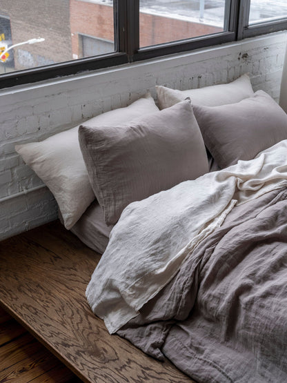 Washed Linen Duvet Cover