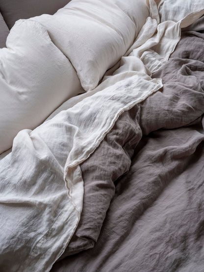 Washed Linen Pillowcase Set Decor