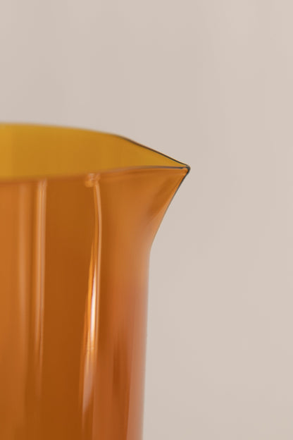 Wave Pitcher - Amber