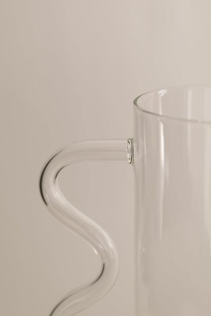 Wave Pitcher - Clear