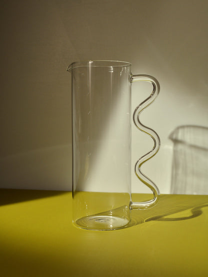 Wave Pitcher - Clear