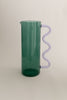 Wave Pitcher - Teel w/ Lilac