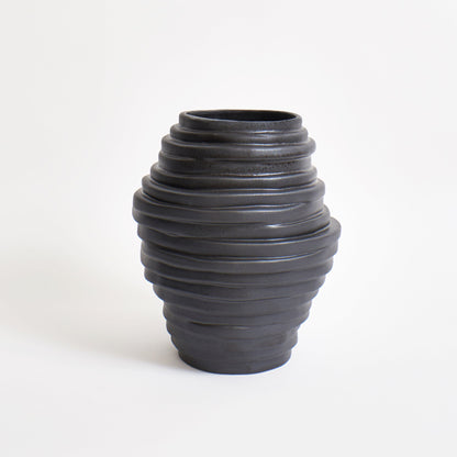Alfonso Vase in Graphite Vases