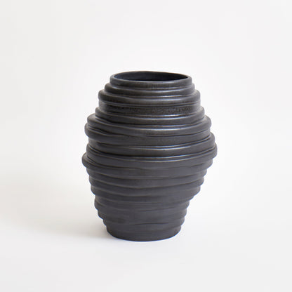 Alfonso Vase in Graphite Vases