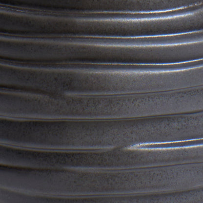 Alfonso Vase in Graphite Vases