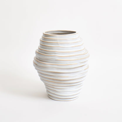 Alfonso Vase in Shiny White Vases