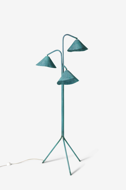 Antica I Floor Lamp Floor Lamps in Teal