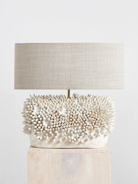 Appuntito Ceramic Light in White Table & Task Lamps