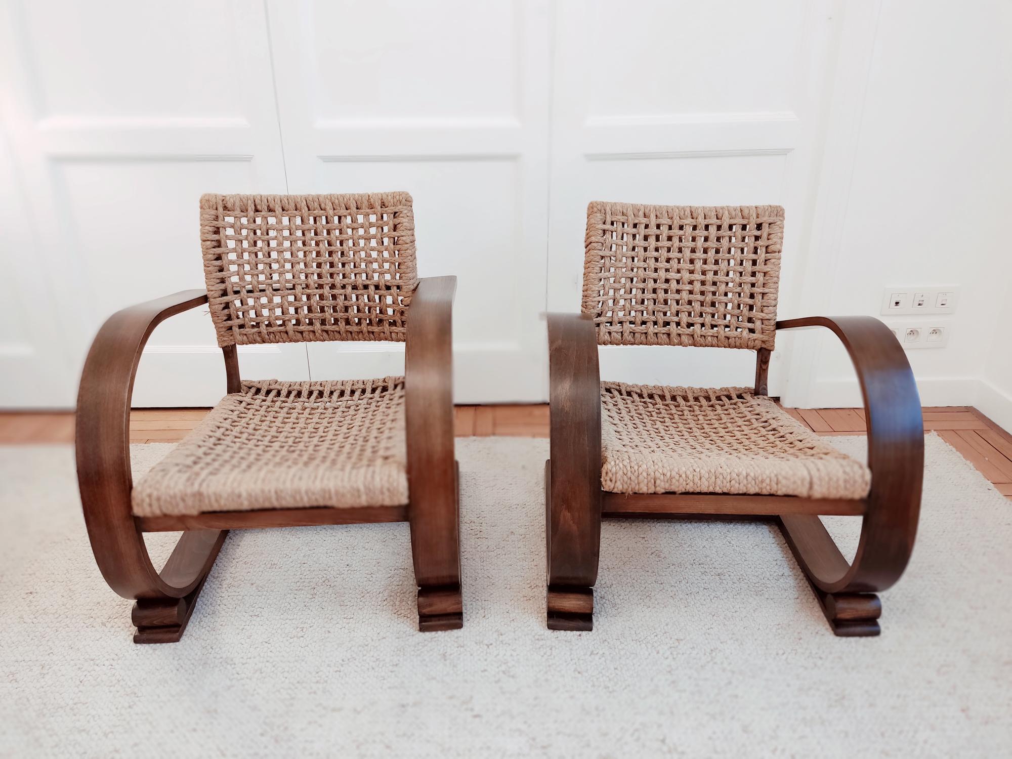 Audoux & Minet Rope Chairs