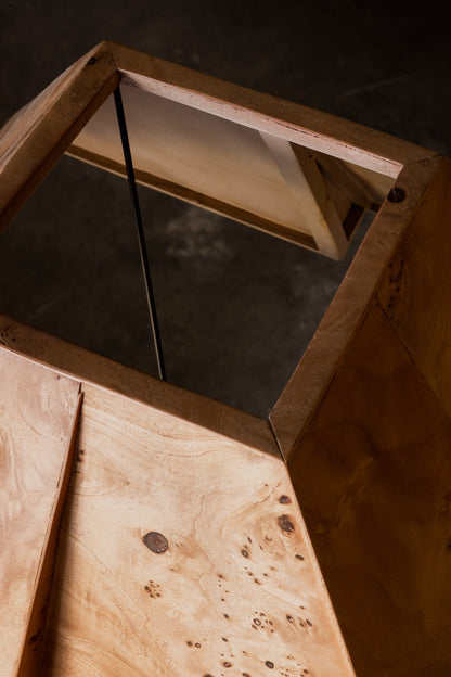 Bohan Table Lamp in Burlwood by Rachel Donath Table Lamps