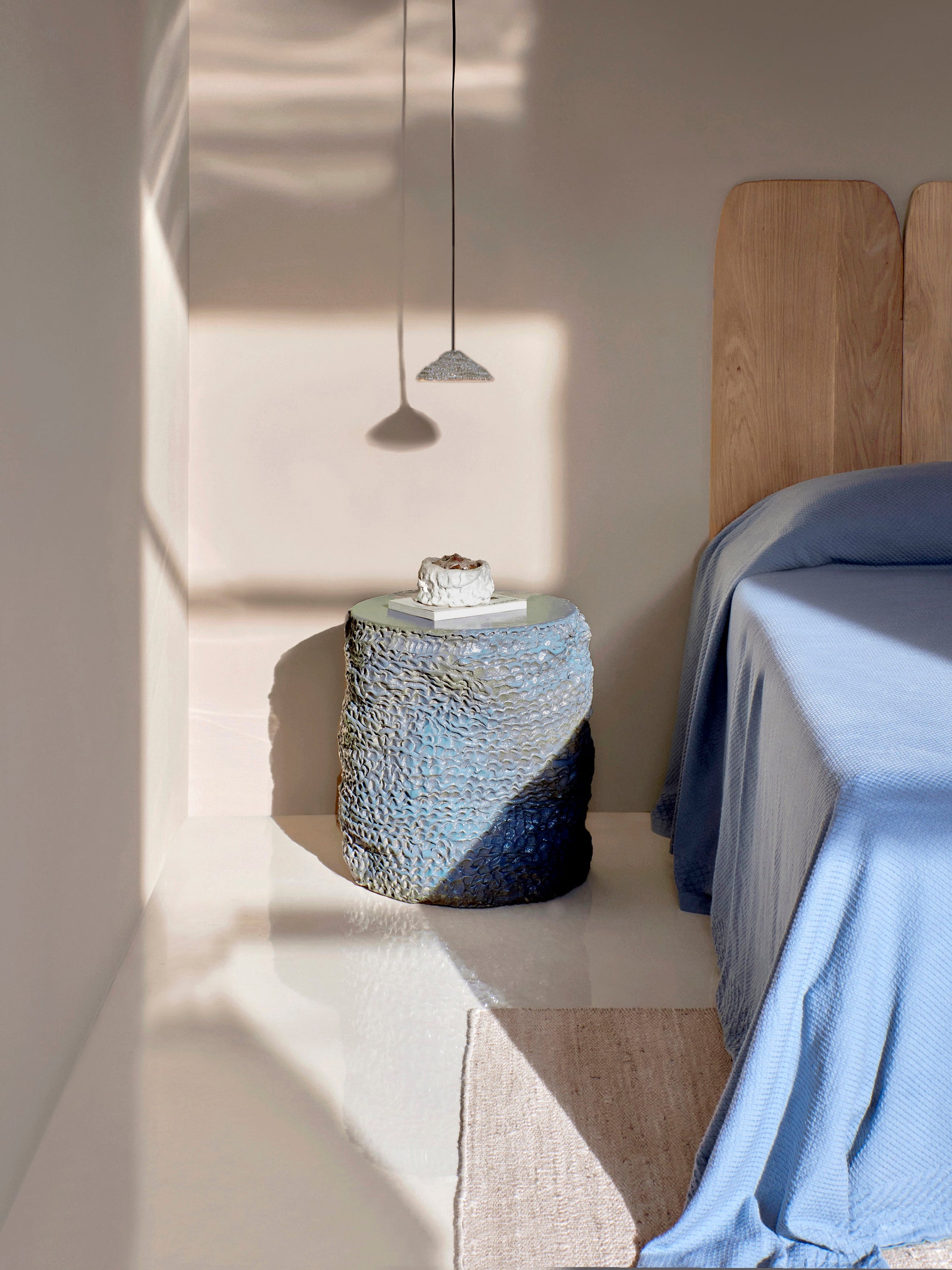 Casa Ceramic Side Table - Large, End Tables – Claude Home