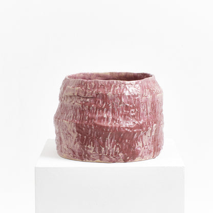 Casa Planter No 2 in Dripped Dark Pink Planters