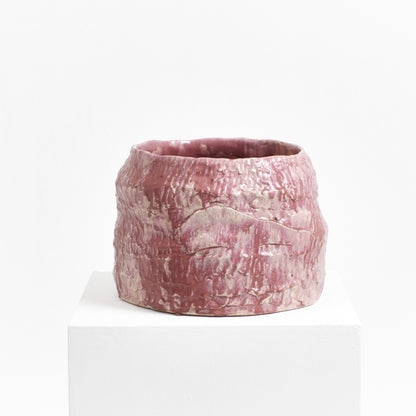 Casa Planter No 2 in Dripped Dark Pink Planters
