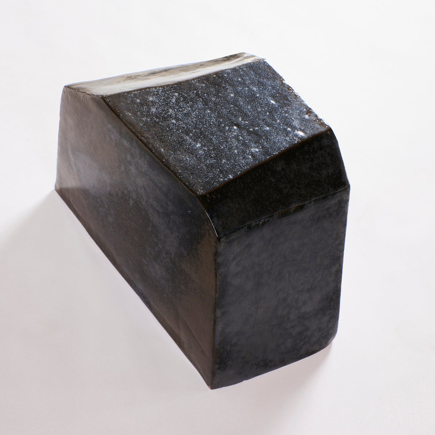 Ceramic Side Table - Small, Geometric Shape