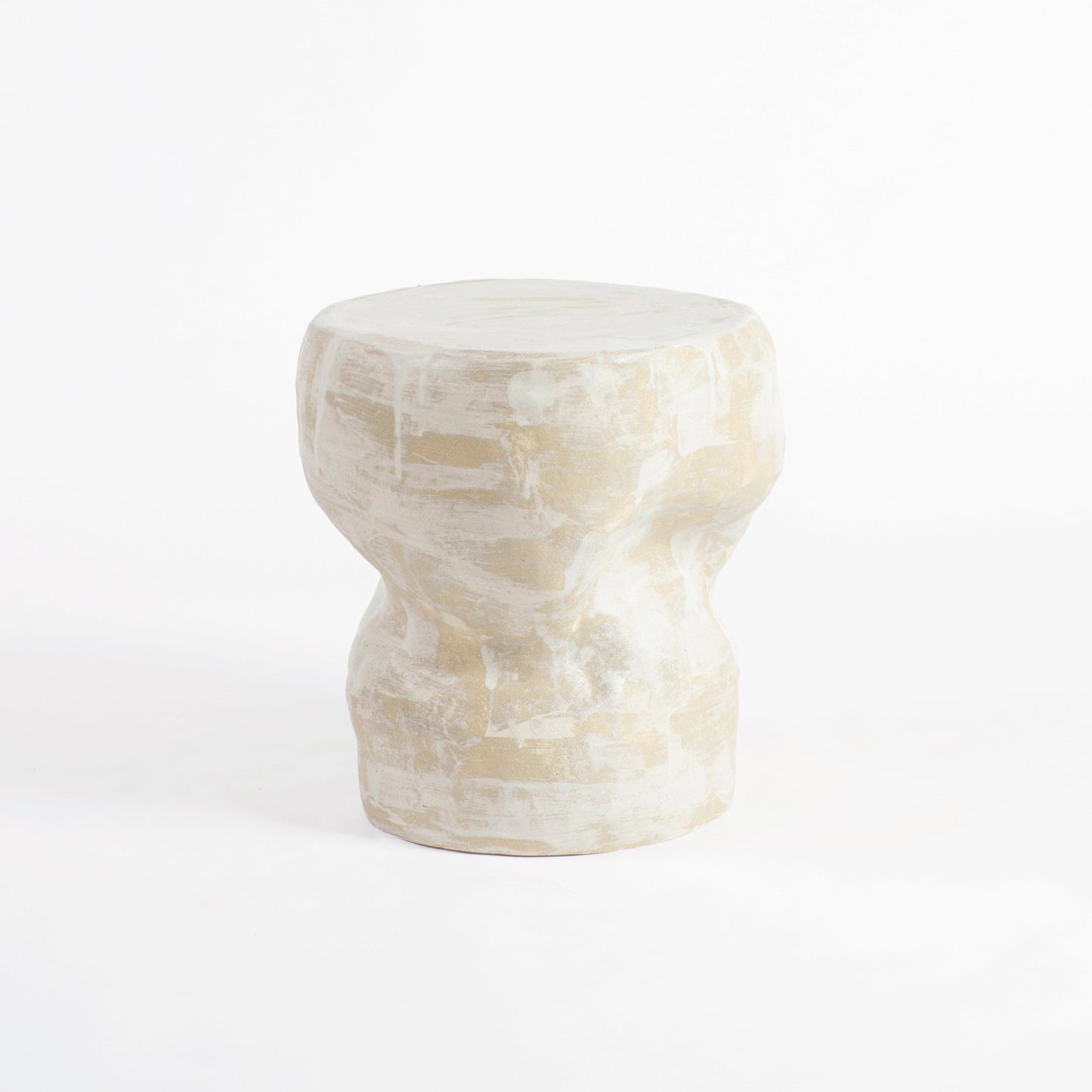 Ceramic Table - Large in Cream/Sand