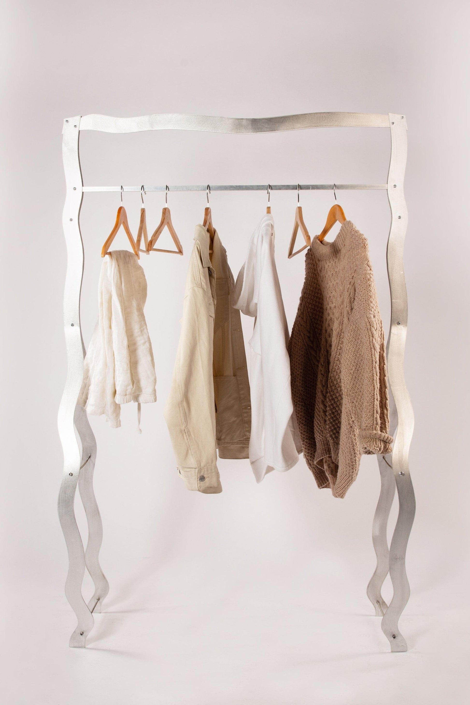 Contemporary Vanity Hanging Rail Stands