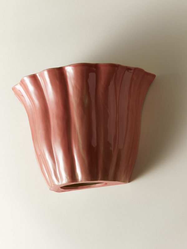 Coquillage Wall Light Sconces in Pink