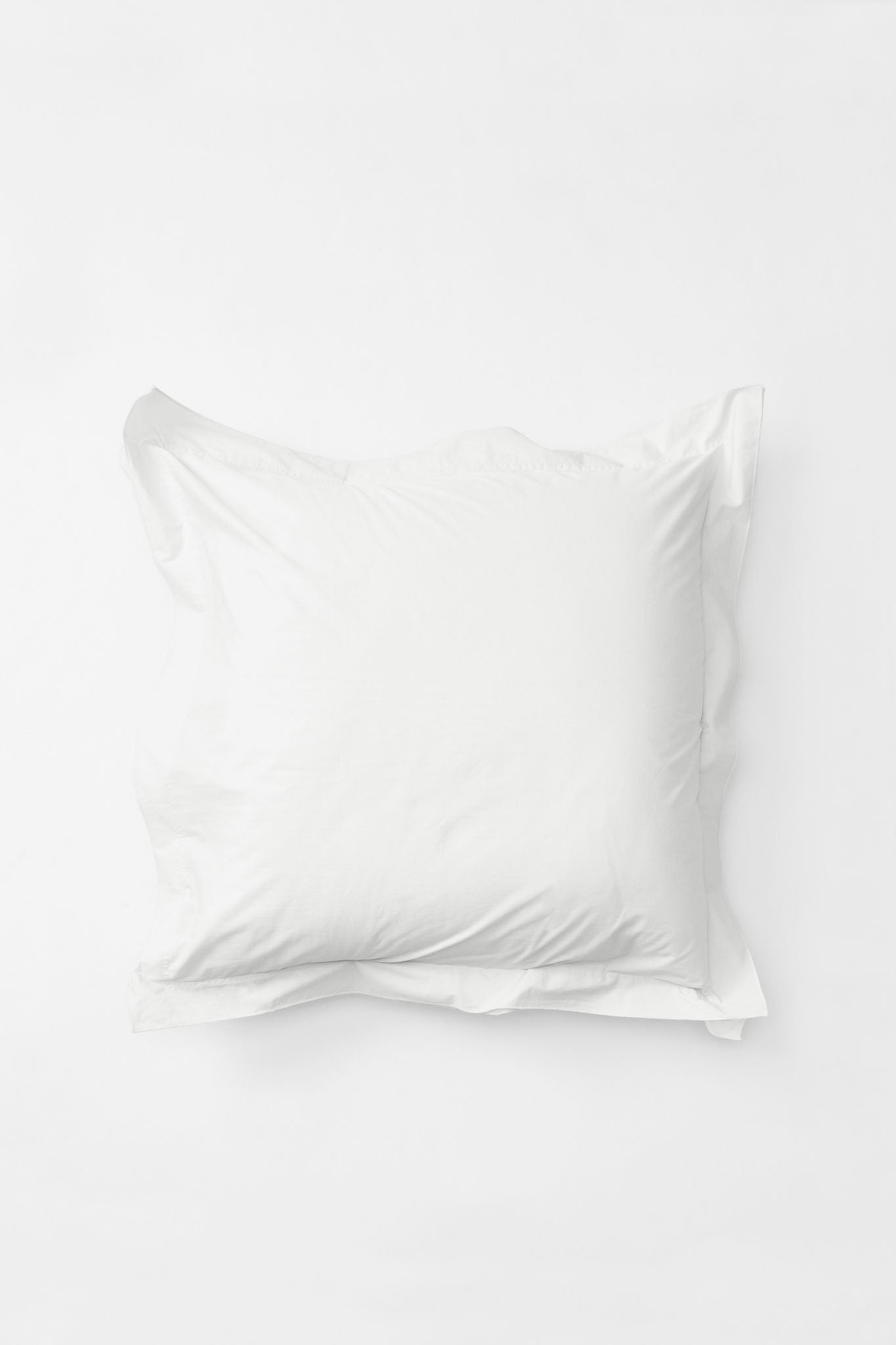 Mono Organic Cotton Percale Pillow Pair - Prism Pillows in Euro Pillow