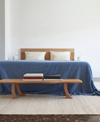 Foot Bench in Oak Benches