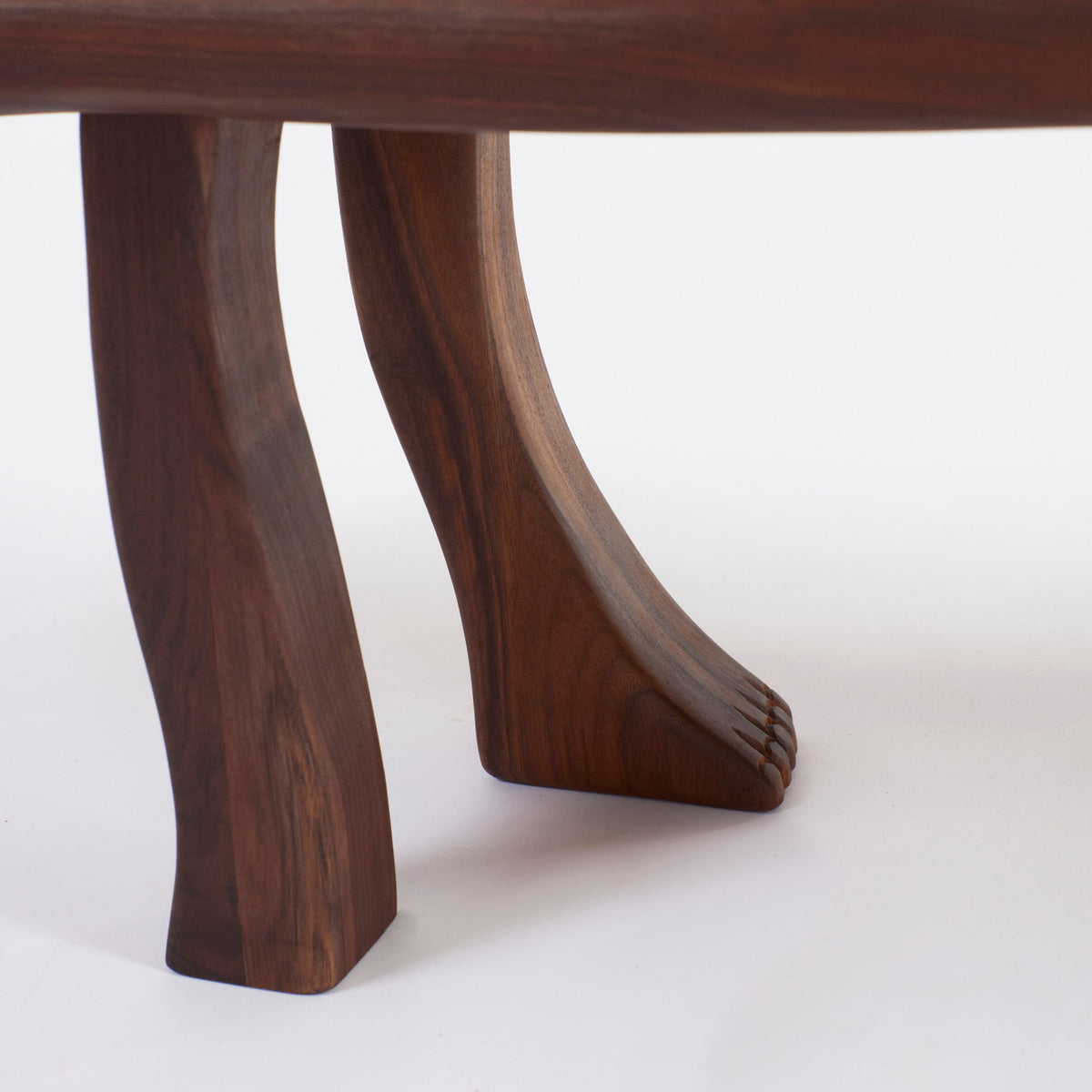Bench Feet Foot Bench in Walnut, Benches – Claude Home