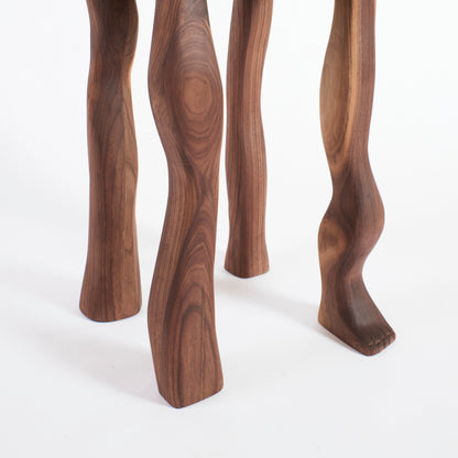 Foot Side Tables in Walnut (pair) End Tables